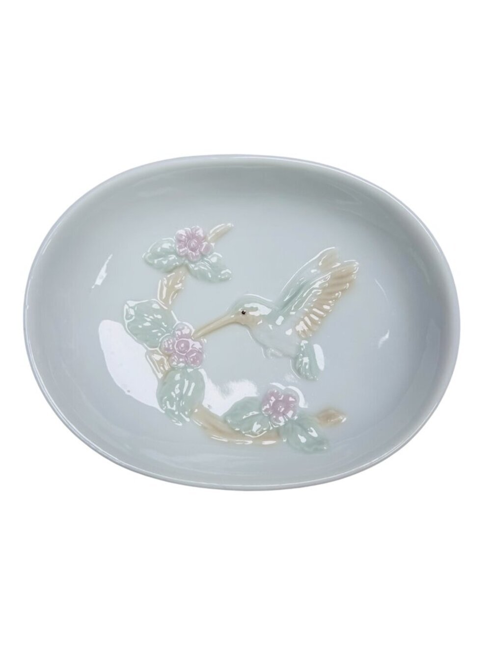 Hummingbird Soap Dish Bathroom Cottage Twee Nature Home